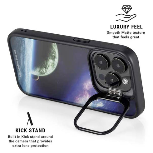 Bird-Shaped Nebula iPhone 16 Pro Kickstand Case